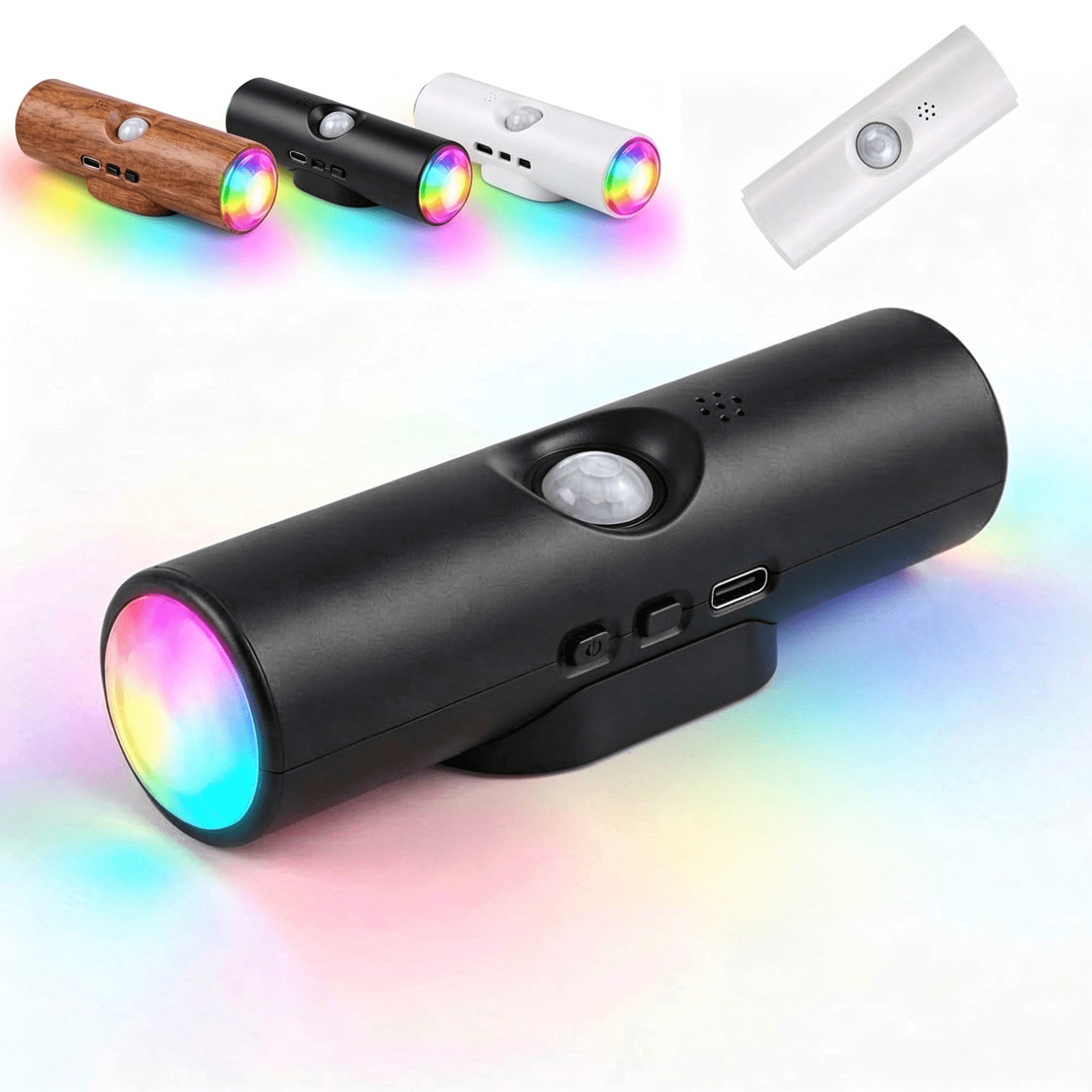 Magnetic Smart Motion Sensor with RGB Lighting, Rechargeable Cordless ...