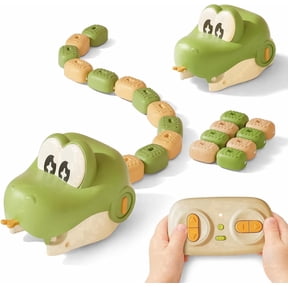 Magnetic Snake Game Toy, Remote Control Snake Toys with Sound and Light, Interactive Parent-Child Competitive Game Race Car Toy for Kids Boys Girls