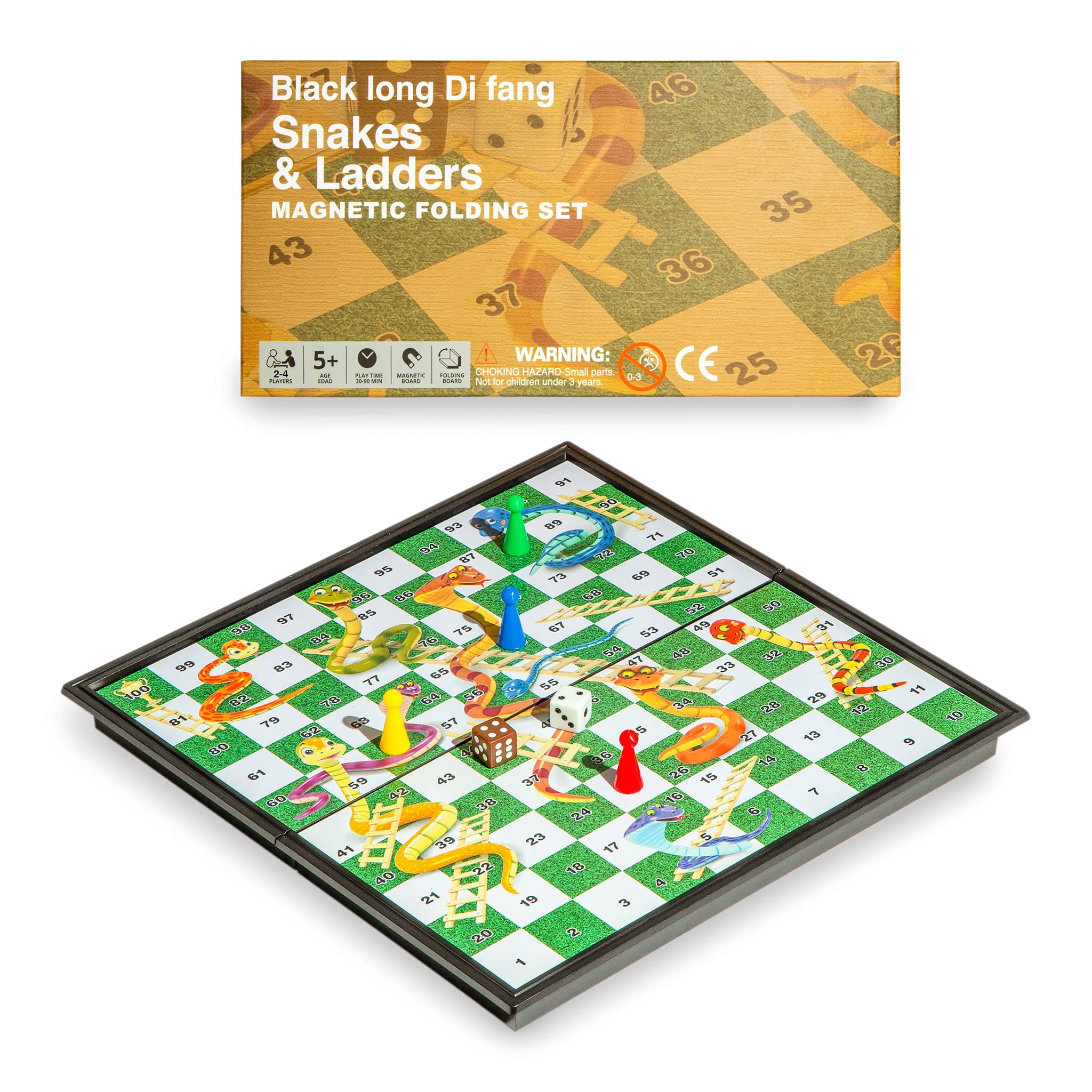 Magnetic Snakes And Ladders Board Game