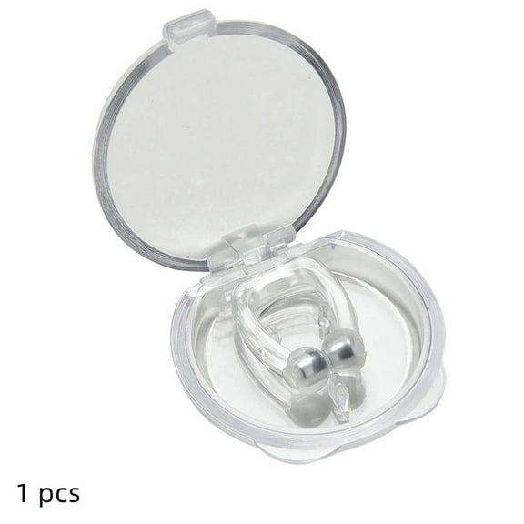 Magnetic Snore Stopper ring Silicone 1/2/4 Pcs Aid Nasal Dilators Night Easy Breathe Anti Device with Case Stop Snore nose clip