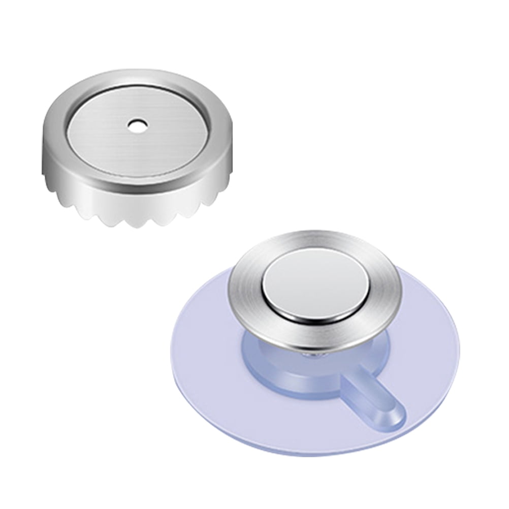 10-Pack Magnetic Soap Holder Caps – Stainless Steel, 4 Drain Holes, 22x6mm