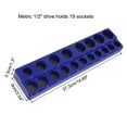 thumbnail image 1 of Magnetic Socket Holder Metric Tools Organizer 1/4 Inch 3/8 Inch 1/2 Inch Drives, 1 of 9