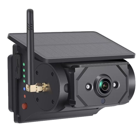 Magnetic Solar Wireless Backup Camera, IP69K Waterproof, 9600mAh Battery, No Installation for RVs Trucks