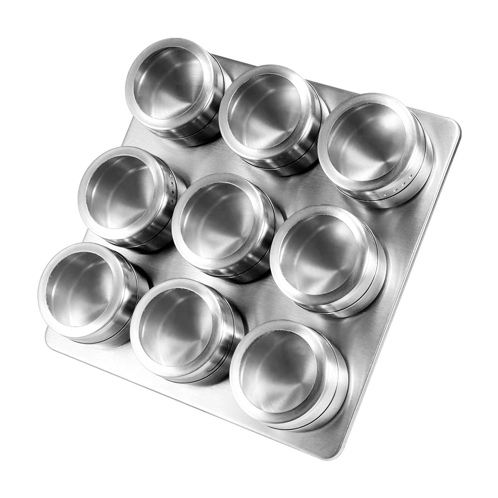 Stainless steel magnetic spice tins new arrivals
