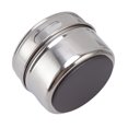 thumbnail image 1 of Magnetic Spice Jars with Stainless Steel Base Airtight Kitchen Storage Containers Shaker Lids, 1 of 1