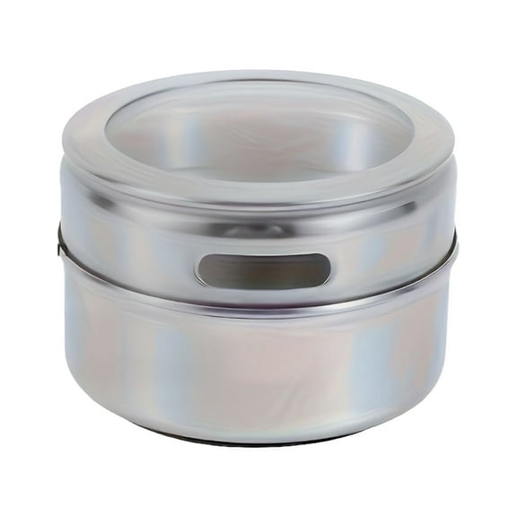 Spice Spice Jars Multi-Purpose Storage Clear Top Lid with Sift or Pour Organizer Storage Condiment Container for Fridge Grill, Sift and Pour