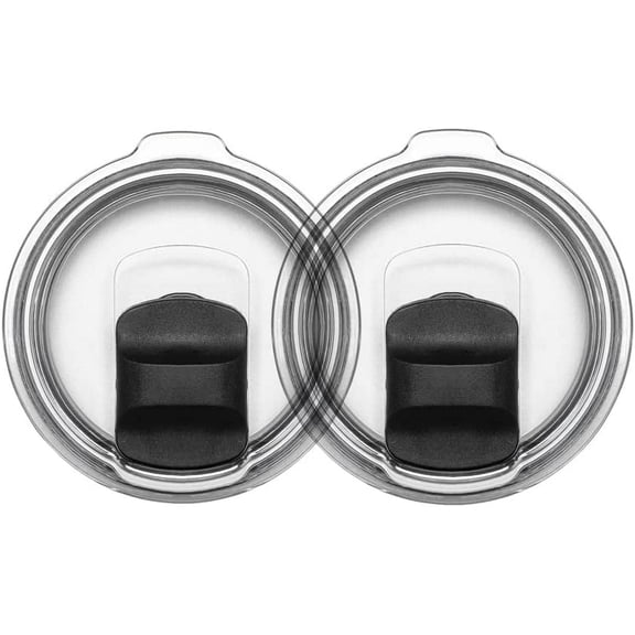 Magnetic Spill Proof Tumbler Lid - Compatible/Replacement for Yeti Rambler, zark Trail,Old Style Rtic Replacement Lid (2 pack 30 oz)
