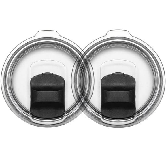 Magnetic Spill Proof Tumbler Lid - Compatible/Replacement for Yeti Rambler, zark Trail,Old Style Rtic Replacement Lid (2 pack 30 oz)