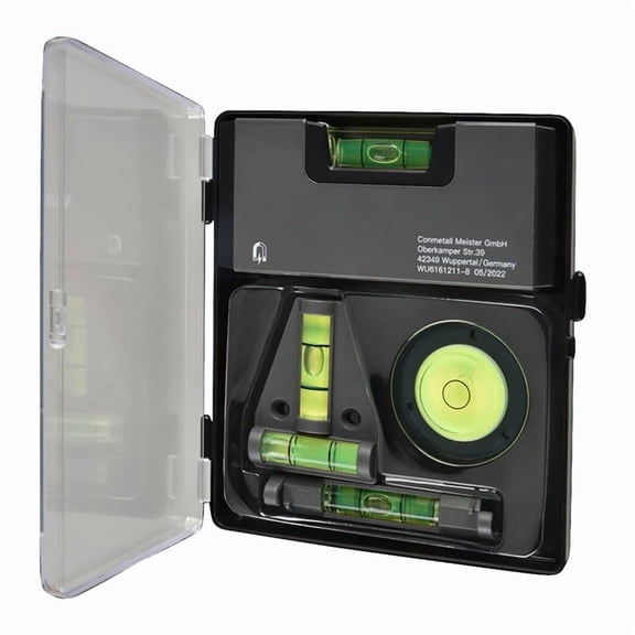 Magnetic Spirit Level Set Square T-type Circular Hanging Line Small Mini Portable Level Ruler Measuring Tool