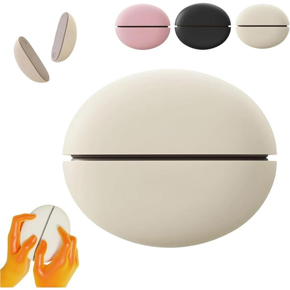 Magnetic Split Mini Hand Warmer,3-Temp Smart Control & 3-Second Instant Heat,Portable Heater Pocket Size, 2 in 1 Magnetic Rechargeable Hands Warmers