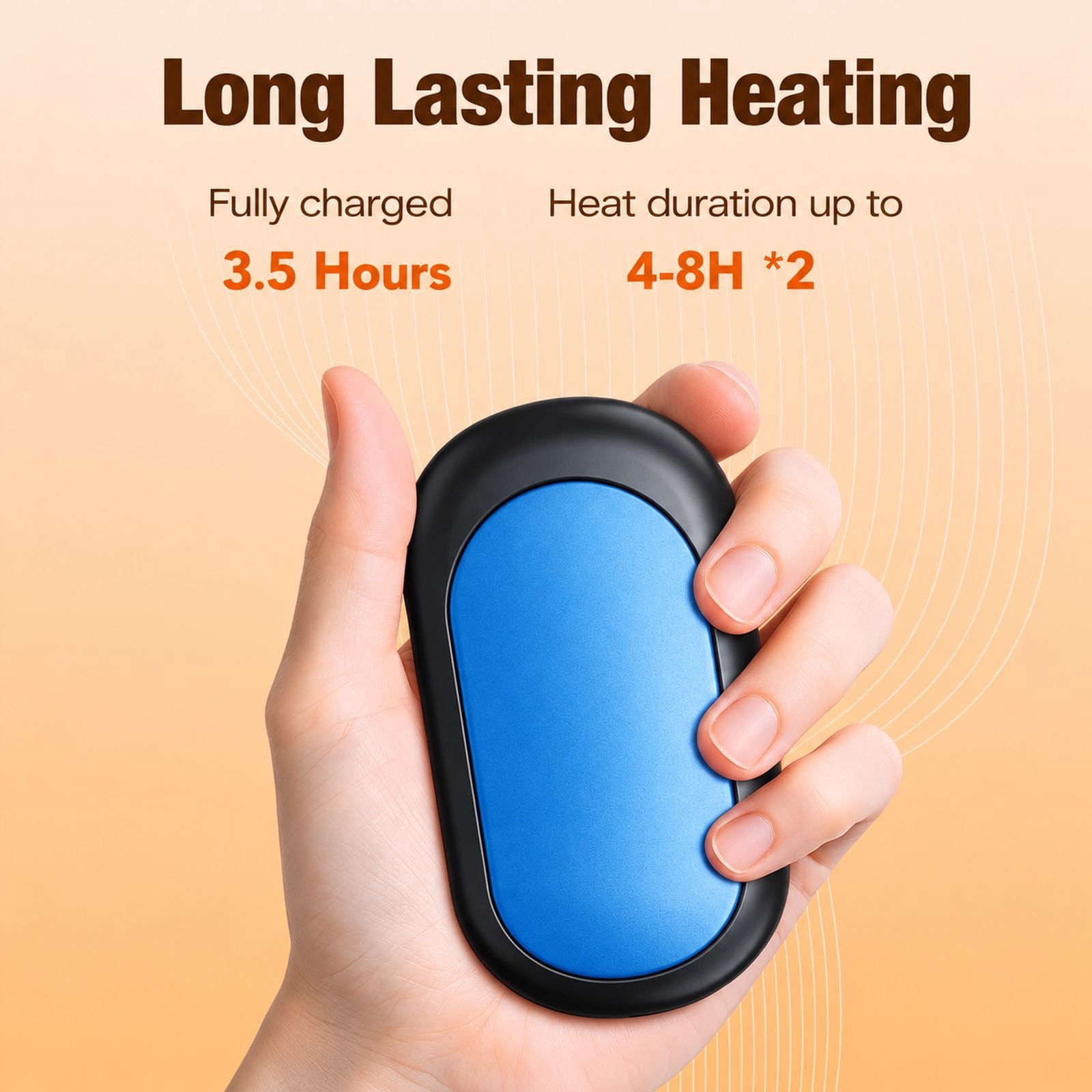 Magnetic Split Rechargeable Hand Warmer, Portable Pocket Heater, Dual ...