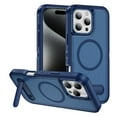 thumbnail image 1 of Magnetic & Stand Designed for iPhone 14 Pro Max Case fit for MagSafe, Luxury Hybrid Shockproof Drop Protective Phone Case for iPhone 14 Pro Max, Built-in Invisible Kickstand, Royalblue+Blue, 1 of 7