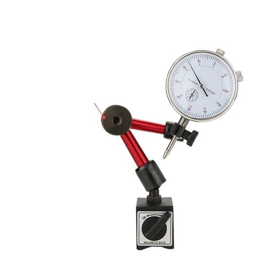 Magnetic Stand Dial Indicator Measuring Probes Dial Gauge Electric Magnetic Holder Base Micrometer Measuring Tool Hour Indicator ,Very Versatile