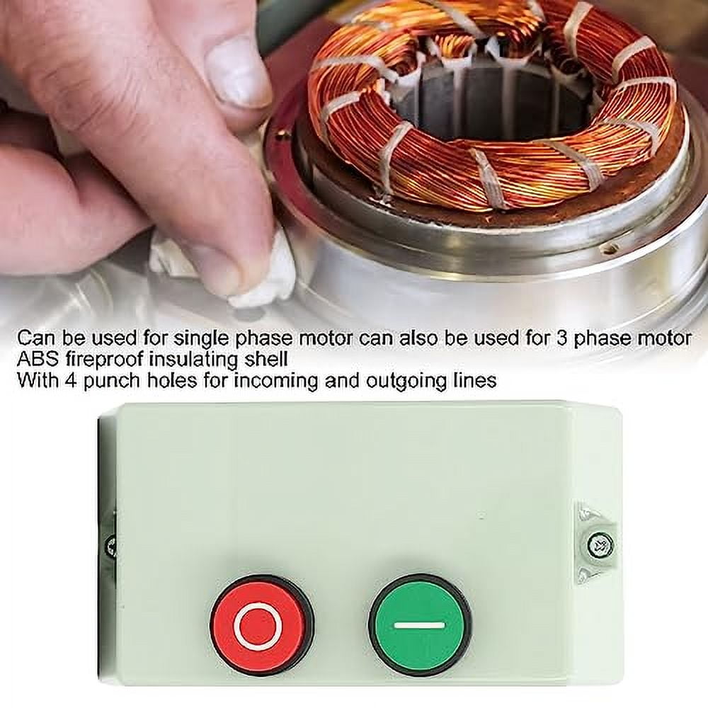 Magnetic Starter, Easy Wiring Dual Purpose Magnetic Electric Motor ...