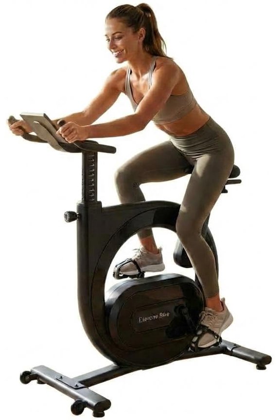 Magnetic Stationary Exercise Bike for Home Workouts – 22-28lbs Flywheel, App Connectivity, 300lbs Max Capacity, LCD Monitor, Tablet Mount – Indoor Cycling Cardio Trainer, Black