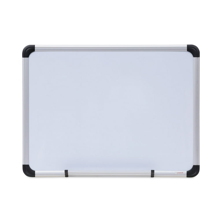 Magnetic Steel Dry Erase Marker Board, 24 x 18, White Surface, Aluminum/Plastic Frame Magnetic Steel Dry Erase Marker Board, 24 x 18, White Surface, Aluminum/Plastic Frame