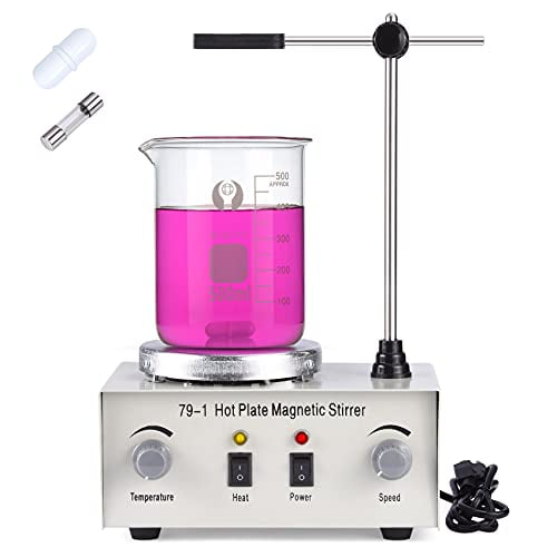 Magnetic Stirrer Hot Plate Mixer 79-1 Lab Stirrers Hotplate Max 2400 RPM Stir Plate with Stir Bar and Support Stand$$Other