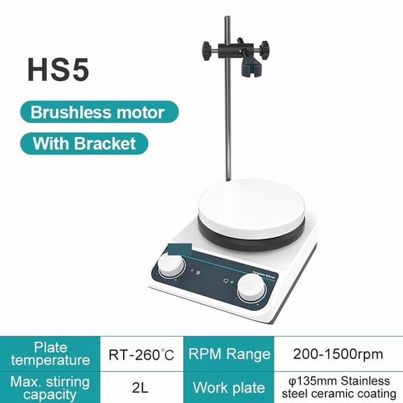Magnetic Stirrer With Heating Digital Display Thermostatic Stirrer Laboratory Hot Plate Magnetic Mixer 20L ,for Lab School