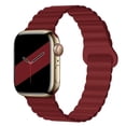 thumbnail image 1 of Magnetic Strap for Apple Watch Bands 45mm 38mm 49mm 40mm 42mm 41mm Silicone Sport Bracelet for iWAtch Series ultra 9 6 5 7 8 se 44mm (39 wine red,42mm 44mm 45mm 49mm), 1 of 7