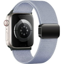 Magnetic Stretchy Solo Loop Compatible with Apple Watch Bands 40mm 41mm 45mm 44mm Ultra/2 49mm 38mm 42mm Women Men,Elastic Soft Nylon Sport Wristband Strap for iWatch Series 9 8 7 6 5 4 3 2 1,SE/2nd