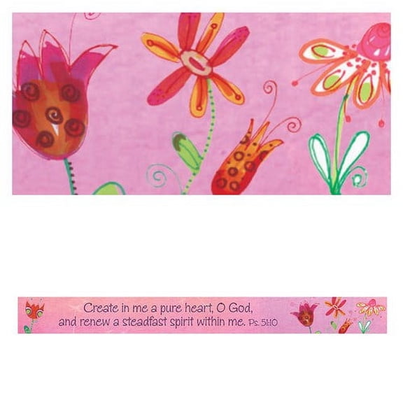 Christian Art Gifts 151023 0.5 x 0.75 in. Magnetic Strip-Create in Me A Pure Heart O God 7 Magnet - Pack of 6