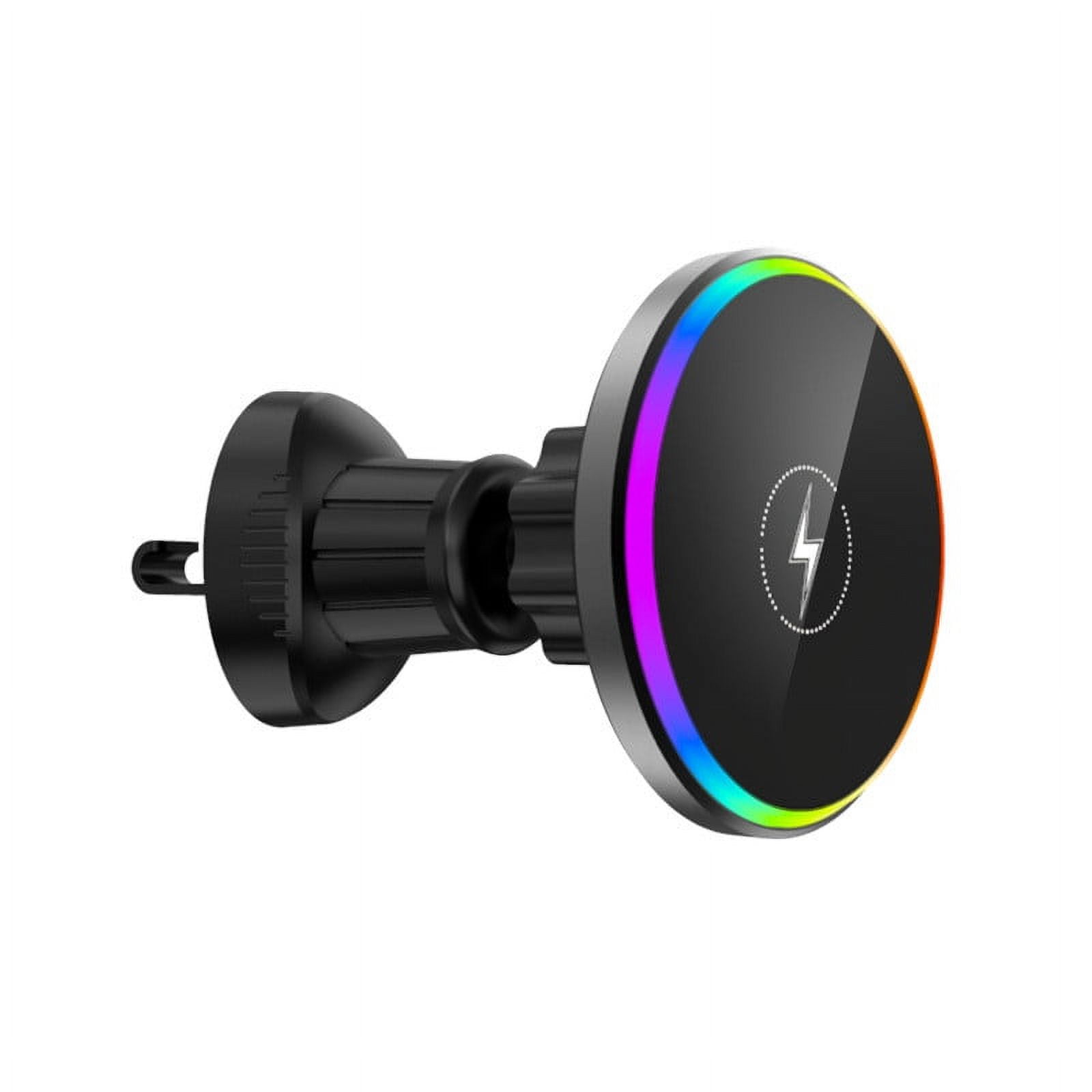 Suction Car Wireless Fast Charging Mobile Phone LED Racing