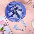 thumbnail image 1 of Magnetic Suction Folding Fan | Ancient Style | Children's Dance Hanfu Fan | 18CM/36CM | Lightweight Polyester | Easy Open Design | DIY Crafts & Photography Prop | Elegant Gift Option, 1 of 5