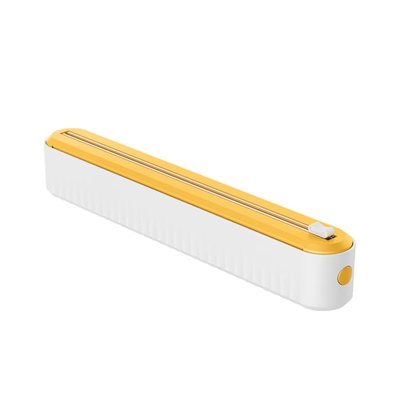 Magnetic Suction Wrap Dispenser with Cutter Aluminum Foil Dispenser Refillable Wrap Dispenser Plastic Food Wrap Dispenser Cling Film Dispenser