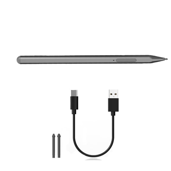 Magnetic Tablet Styluses Pen 1024Pressure Levels Replaceable Tip for Go/Laptop