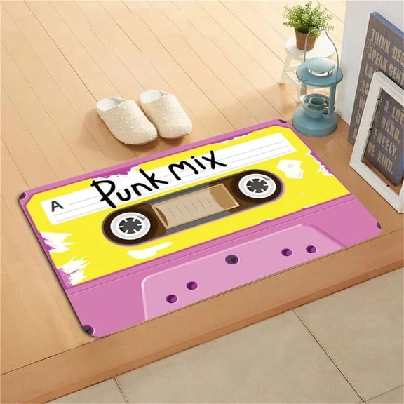 Magnetic Tape Printed Entrance Doormat Soft Facecloth Welcome Mat Anti-slip Living Room Hallway Carpet Bedroom Rug