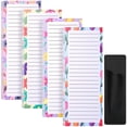thumbnail image 1 of Magnetic Tear Off Sticky Notepad with Magnetic pan Sleeve Set E, Tearable Memo bok Small Notebok Daily Plan bok, Clock In Memo List Task List, High Quality for Summer, 1 of 9