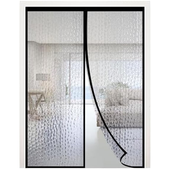 Magnetic Thermal Insulated Door Curtain,Waterproof EVA Door Cover,Fit Doors Size Up to 36"x96",Temperature Protection Insulated Doorway Curtain Partition,Patio Self-Closing Doors Net Screen
