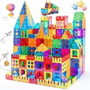 Magnetic Tiles Kids Toys, Magnetic Blocks Building Construction STEM Sensory Toys for Toddler, Preschool Learning Educational Games for Boys Girls Aged 3+, Classroom Must Haves