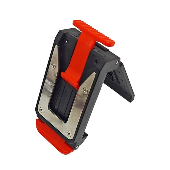 Magnetic Tool Holder Featuring Automatic Lock System Attachment To Any Work Belt Tape Measure Tool Holsters