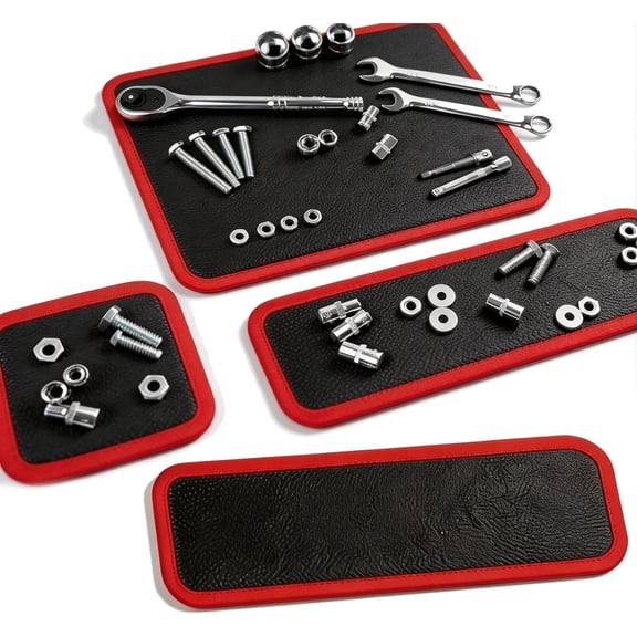 Magnetic Tool Mat & Holder & Tray Holder, Scratchproof PVC Surface with Non-Slip Grip | Auto Repair, Toolbox Organizer for Mechanics & DIY
