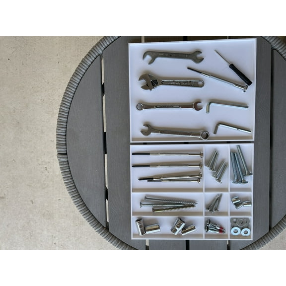 Magnetic Tool Tray and Parts Organizer, 3D Printed PETG Plastic, QualityGoodness, Made in USA