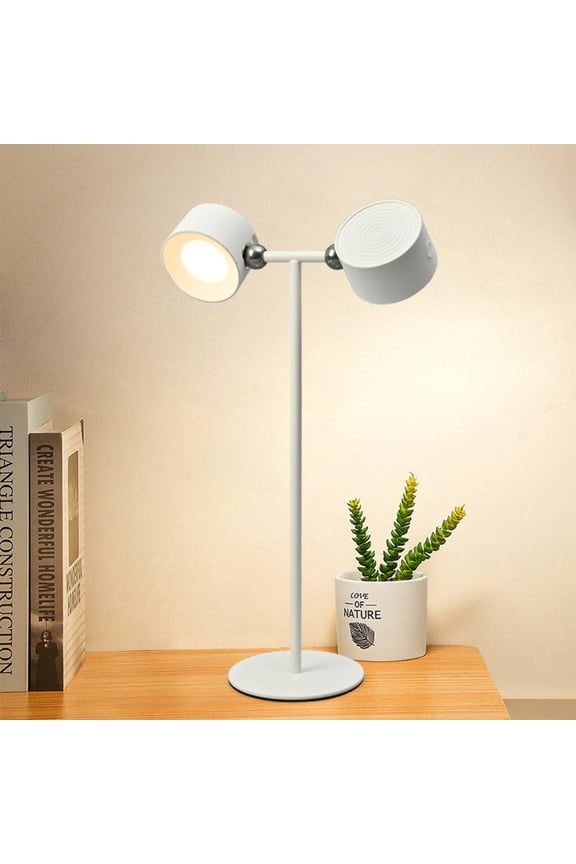 Magnetic Touchable LED USB Rechargeable Table Lamp 360 Rotate Cordless Remote Control Desk Lights Home Bedroom Wall Night Lamp