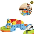 thumbnail image 1 of Magnetic Track Car Toy Set, Magnetic Electric Train Set, Snap-On Blocks Building for Family Interaction and Inspiring Creativity (18 Pcs), 1 of 10