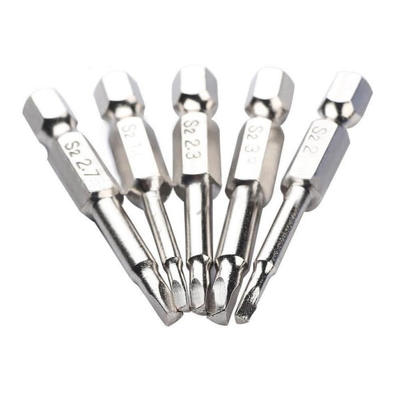 Magnetic Triangle Head Screwdriver Bits S2 Shank 1/4 Steel Lot U5