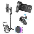 thumbnail image 1 of Magnetic Tripod for iPhone with Remote Control,4-in-1 Portable Magnetic Selfie Stick with Extendable Stand,Phone Travel Tripod for iPhone 16 15 14 13 12 Pro Max Mini, 1 of 26
