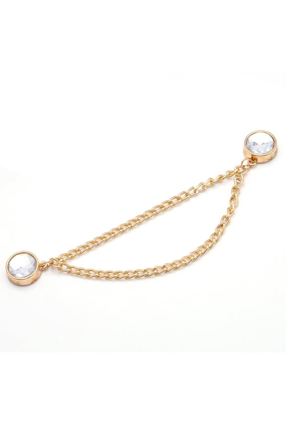 Magnetic Trouser Shortener Clip Rhinestones Magnetic Clasp Trouser Length Adjuster Clip for Jeans Pants to Make Shorter