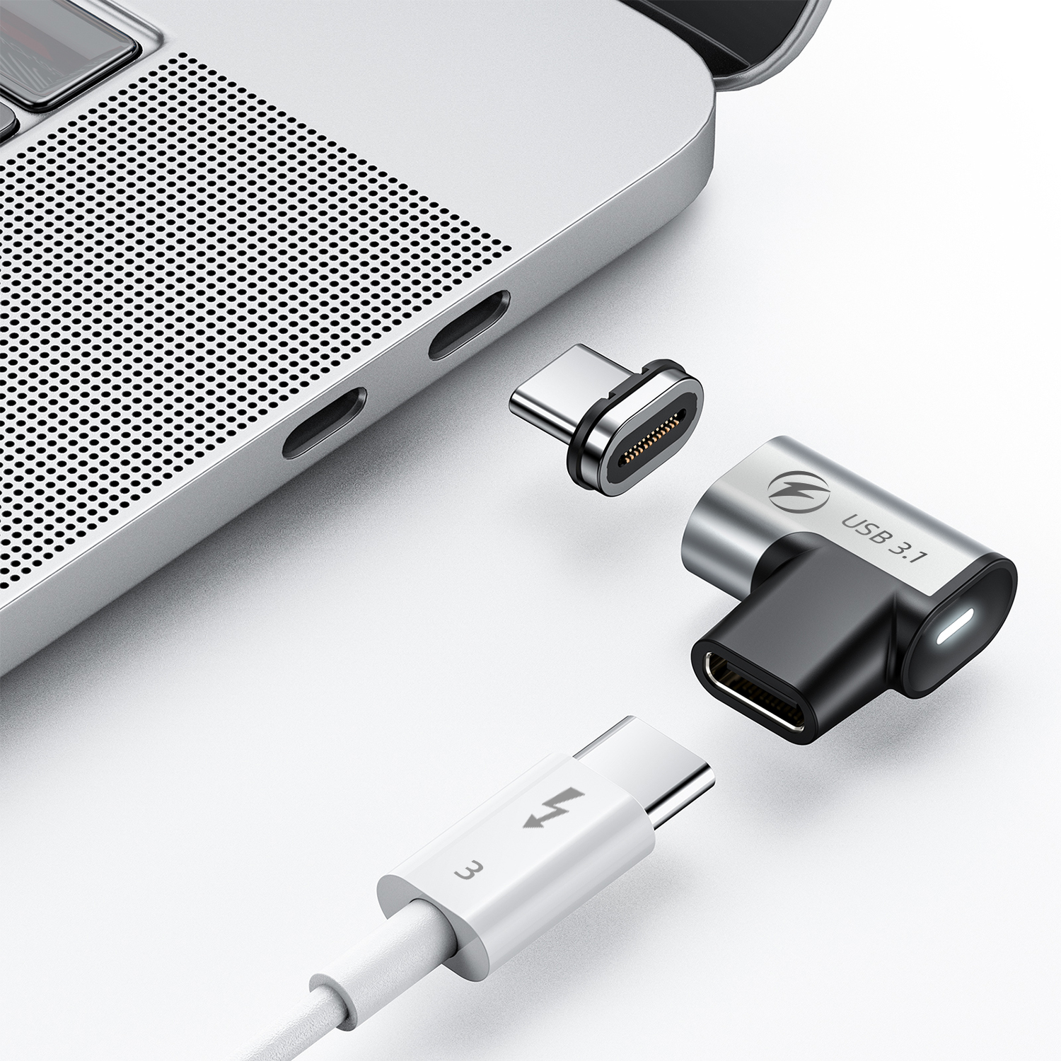 USB C Adapter PD 100W USB3.1 24Pin Fast Charging 10Gbp/s Data