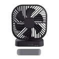 thumbnail image 1 of Magnetic USB Desk Fan, Dual Power USB Battery Powered Fan, 3 Speed Timing Adjustable Portable Fan for Home Office Outdoor Travel, 1 of 5