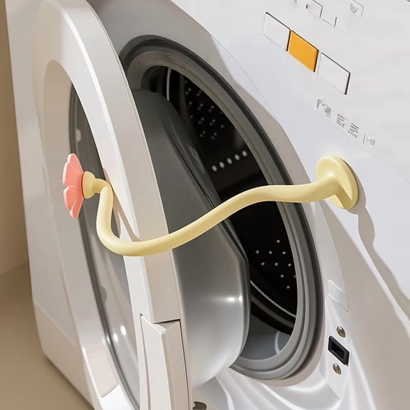 Magnetic Ventilation Holder for Washing Machines  Flower Design Door Wedge Stopper for Optimal Airflow, Compatible with Most Tumble Dryers
