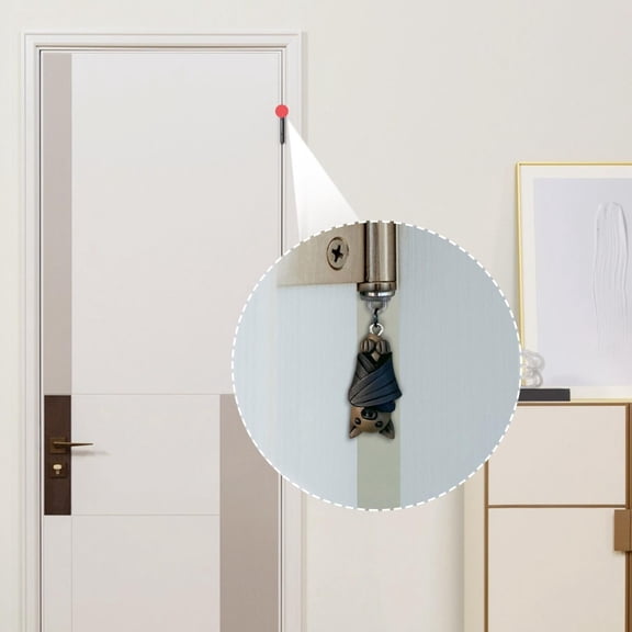 Magnetic Vintage Animal Door Hinge Topper - Adorable & Tool-Free Decorative Accessory for Doors, Cabinets, Gifts (Bronze Finish)