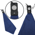 thumbnail image 1 of Magnetic Waffle Weave Microfiber Golf Towel with Clip Navy, 1 of 4