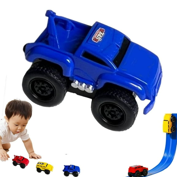 Magnetic Wall Climbing Toy Car, Anowadays Wall Climbing Car, Anti-Gravity Climber Toy for Kids, Inertial Magnetic Levitation, Puzzle Decompression Toys for Boys (Blue)