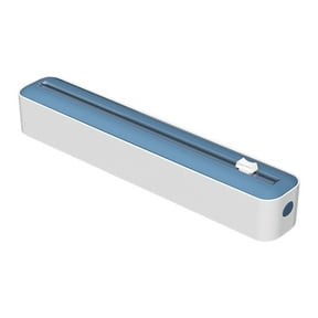 Magnetic Wall-Mounted Dispenser with Safety Cutter for Plastic Wrap, Aluminum Foil, Baking Paper, Parchment, and Kitchen Storage Organizer for Home Use