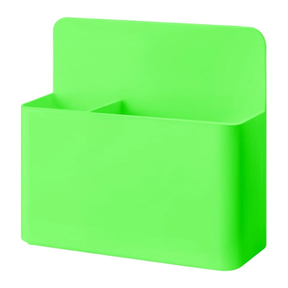 Magnetic Wall Mounted Storage Boxes,Multifunction Strong Magnet Storage Organizer,Heavy-Duty and Sturdy 2-Compartment Storage Box for Living Room,Bedroom,Office,Fridge,Shelf and More (Z-Green)