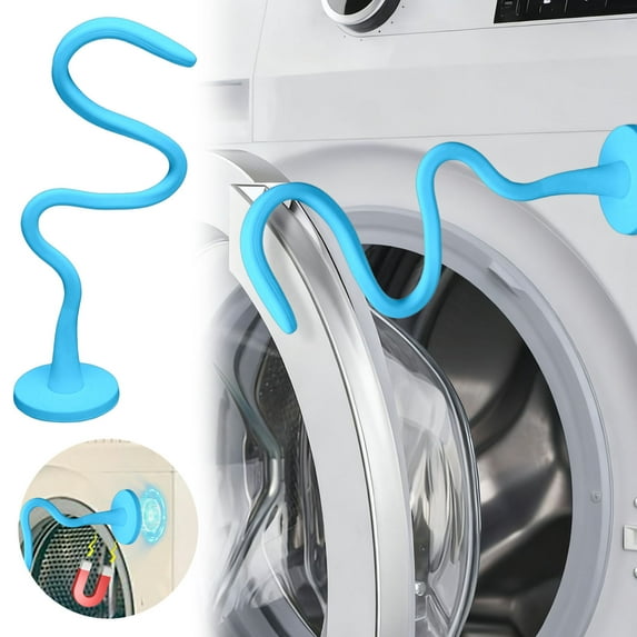 Washer Door Prop Stopper for Front Load Washing Machines,Universal Flexible Door Holder to Keep Washer Door Open | Prevent Mold Mildew Odors | Removable Silicone Dryer Door Support Accessory